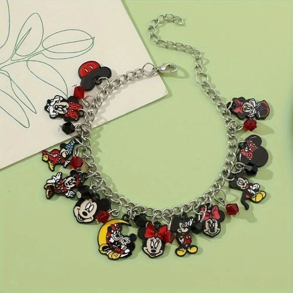 Disney Mickey & Minnie Mouse Charm Bracelet - Picture 7 of 7